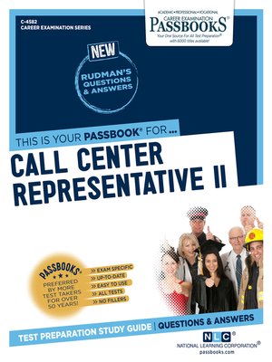 cover image of Call Center Representative II